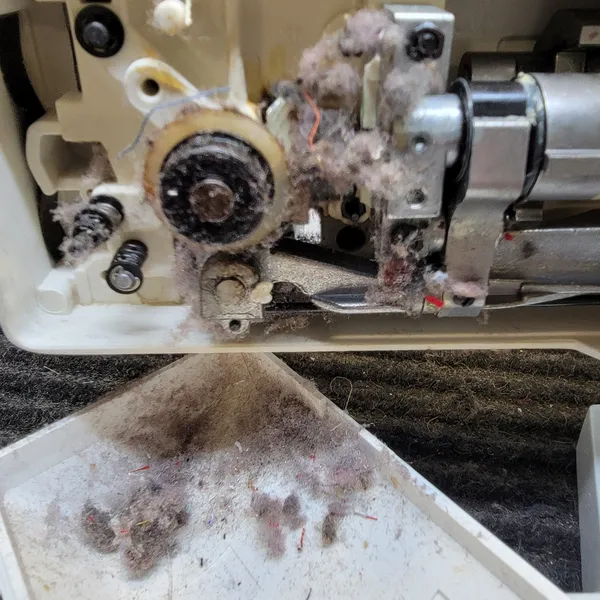 Sewing machine repaired by James — example 1